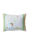 Melange Collection Spring Bunny Mini Pillow In Ivory