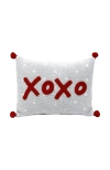 Melange Collection Valentine Mini Pillow In Grey