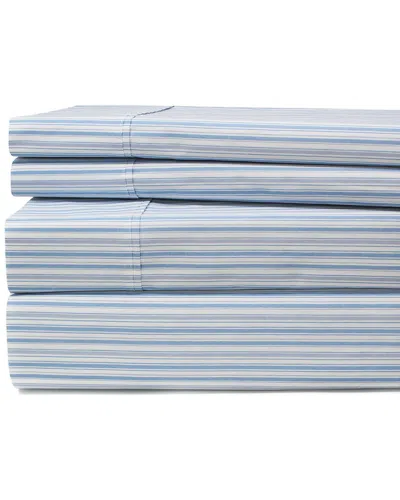 Melange 200tc Percale Shirt Stripe Sheet Set