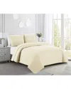 Melange Home Knob Hill 2pc Quilt Set In White