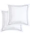 Melange Home Linen Sham Set In White