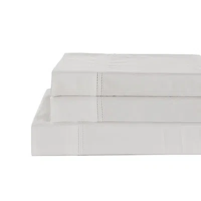 Melange Hemstitch 1000 Thread Count Sheet Set In Gray