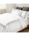 Melange 200tc Ava Embroidered Duvet Set