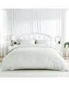 Melange Home 200 Thread Count Cotton Percale Shirt Stripe Duvet Set