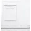 Melange Home 300 Thread Count Percale Border Sheet Set In Gray