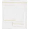 Melange Home 300 Thread Count Percale Border Sheet Set In White