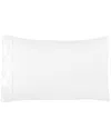 Melange Home 300 Thread Count Scallop Frame Embroidery Percale Cotton  Pillowcases In White
