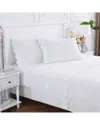 Melange Mélange Home 600 Thread Count Scallop Rope Embroidery Sheet Set