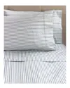Melange Home 400 Thread Count Bamboo Stripe Sheet Set In Multi
