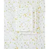 Melange Home 400 Thread Count Butter Floral 4-piece Sheet Set In Yellow 2