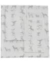 Melange Mélange Home 400tc Sateen Cotton Dog Classic Pleat Sheet Set In Grey