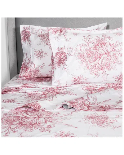 Melange Mélange Home 400tc Toile Sheet Set In Pink