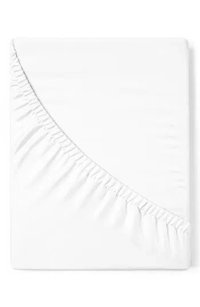 Melange Home 500 Thread Count Egyptian Cotton Fitted Sheet In White