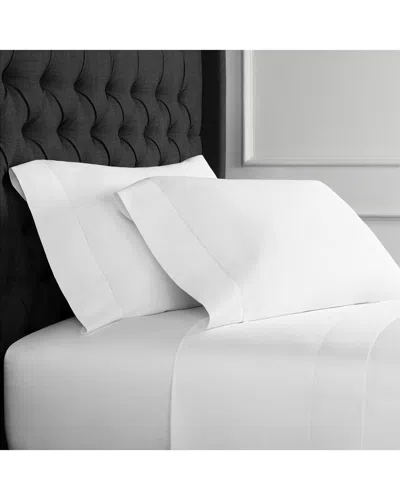 Melange Home 500 Thread Count Egyptian Hemstitch Sheet Set In White