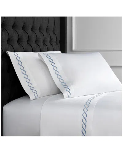 Melange Home 600 Thread Count Rope Embroidered Sheet Set