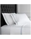 Melange Home 600tc Rope Embroidered Sheet Set