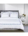 Melange Home Floral Vine Embroidery 3pc Duvet Set In Blue