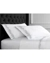 Melange Home Floral Vine Embroidery 4pc Sheet Set In Grey
