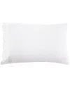 Melange Home 600 Thread Count Scallop Rope Embroidery Cotton Pillowcases In White