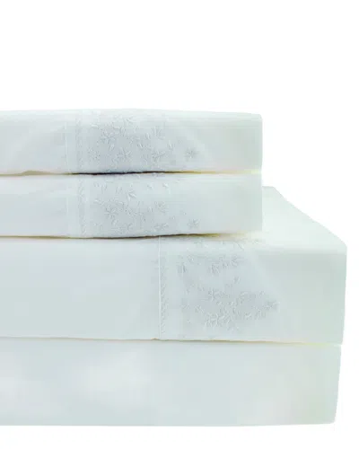 Melange Mélange Home Baby's Breath Embroidered Sheet Set