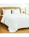 Melange Mélange Home Bamboo Cotton Blanket In White
