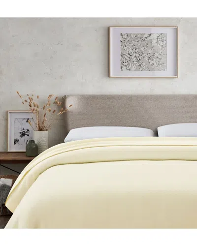 Melange Home Cashmere Lambswool Blanket In White
