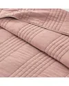 Melange Mélange Home Classic Vintage Stonewashed Quilt Set In Pink