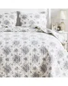 Melange Mélange Home Cotton Soft Flannel Vintage Floral Sheet Set In Multi