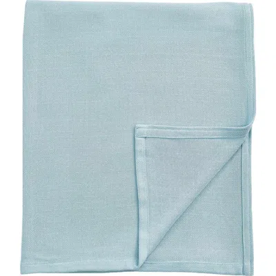 Melange Home Diamond Throw Blanket In Blue