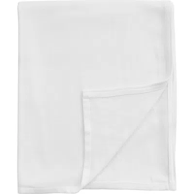 Melange Home Diamond Throw Blanket In White