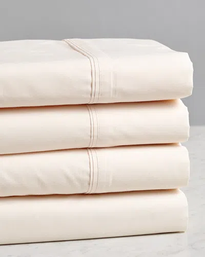 Melange Home Double Pleat Cotton Sheet Set