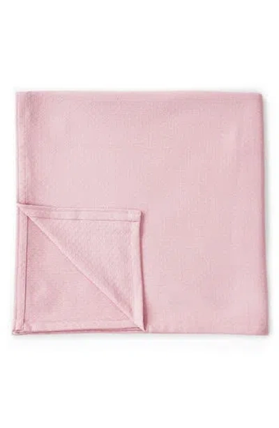 Melange Home Egyptian Cotton Blanket In Pink