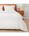 Melange Mélange Home European Linen Duvet Set In White