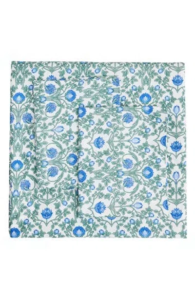 Melange Home Floral Cotton Duvet & Sham Set