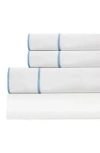 Melange Home Framed 600 Thread Count Sateen Sheet Set In Multi