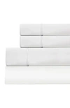 Melange Home Framed 600 Thread Count Sateen Sheet Set In White