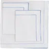 Melange Home Framed Embroidered Duvet & Sham Set In White