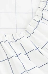 Melange Home Grid Percale Cotton Sheet Set