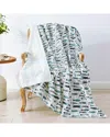 Melange Hand Stitched Fish Kantha Throw
