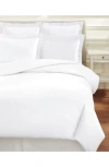 Melange Home Hemstitch 600 Thread Count Duvet Set In White