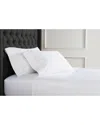 Melange Home Hemstitch 600 Thread Count Open Fitted Sheet In White