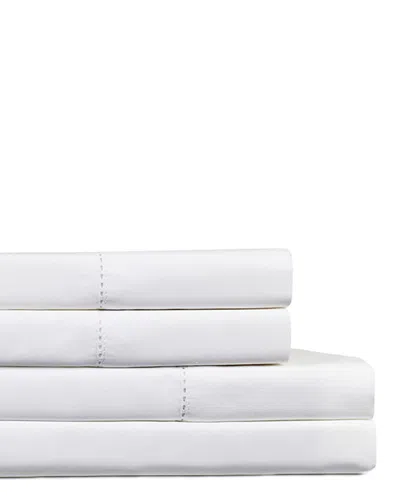Melange Mélange Home Hemstitch 600tc Cotton Sheet Set In White
