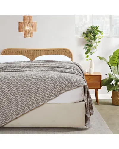 Melange Mélange Home Herringbone Cotton Blanket
