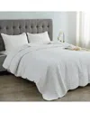 Melange Isabella Embroidered Quilt Set