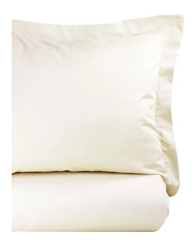 Melange Mélange Home Linen Duvet Set In White