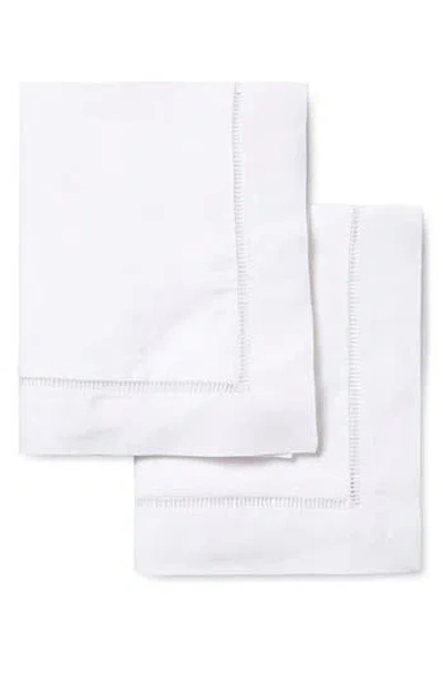 Melange Home Linen Ladder Trim Pillow Sham In White