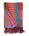 Melange Mélange Home Oversized Wool Throw In Multi