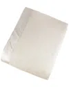 Melange Home Plaza Silk-blend Throw With Silk Charmeuse Border