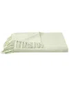 Melange Mélange Home Plaza Silk Throw With Fringe