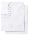 Melange Rope Embroidered Set Of 2 Euro Shams